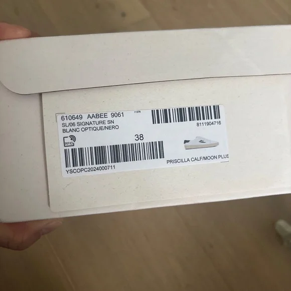 Saint Laurent Leather Sneakers size EU 38 - Picture 9 of 13